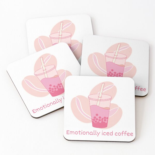 Item preview, Emotionally Iced Coffee Relatable Boba Tea designed and sold by Rehnair.