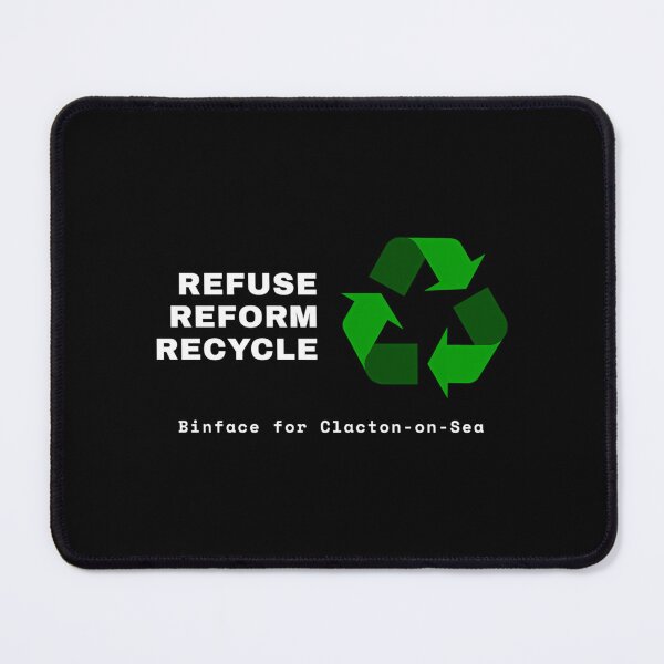 Item preview, Binface For Clacton Minimalist Election Tee (Dark) designed and sold by avaletgozzo.