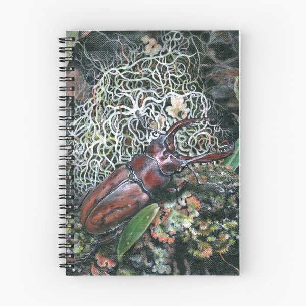 Item preview, Realistic Stag Beetle in Forest designed and sold by Anna Ratkevich.