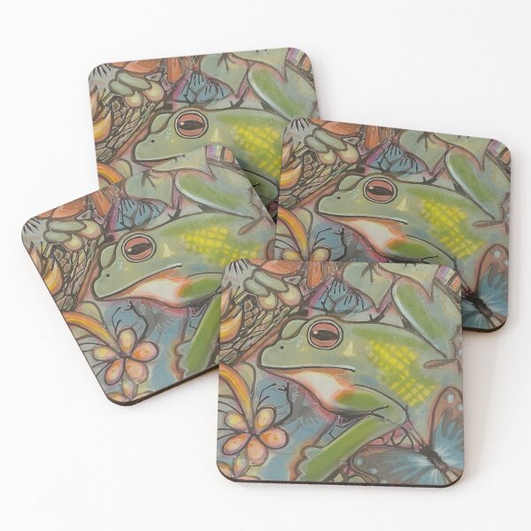 Item preview, Whimsical Frog & Butterfly Garden Art designed and sold by pbchan.