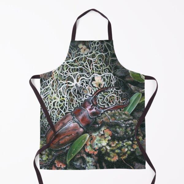 Item preview, Realistic Stag Beetle in Forest designed and sold by Anna Ratkevich.
