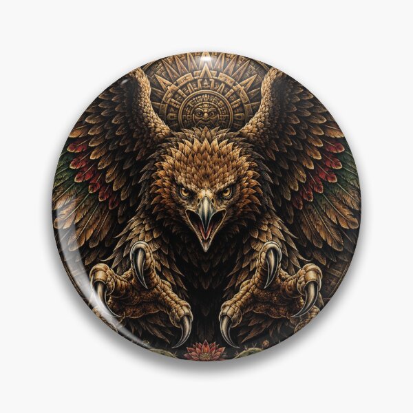Item preview, Mexican Golden Eagle – Emblem of Ancestral Mexico designed and sold by JuanDiegoAyala.
