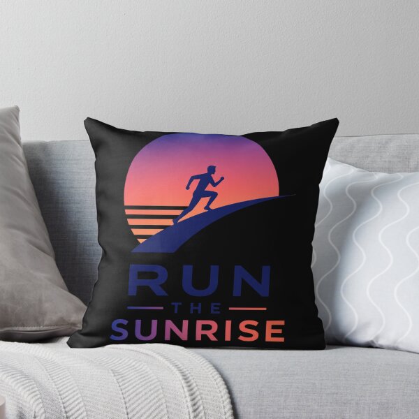 Item preview, Run The Sunrise – Modern Minimalist Running Logo Design designed and sold by Jandedan.