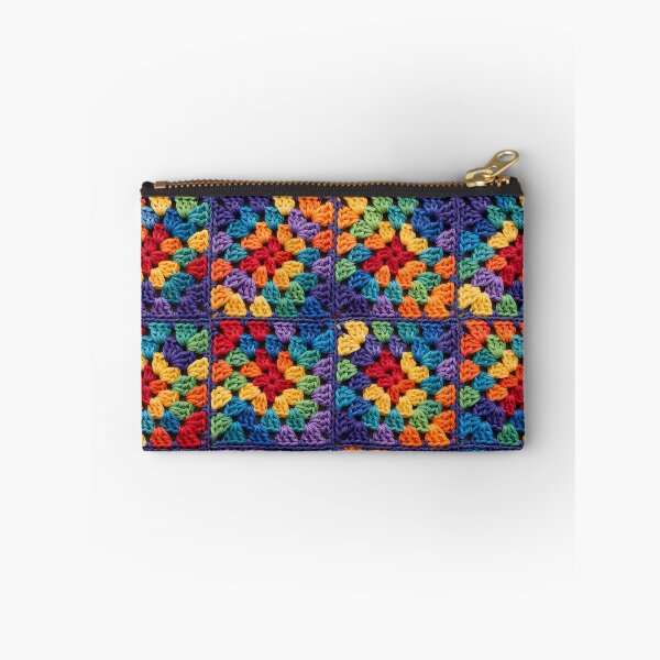 Item preview, Rainbow Granny Square Crochet Colorful Blanket Pattern designed and sold by LuisWorks.
