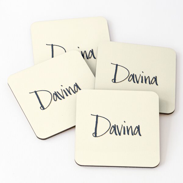 Item preview, DAVINA personalized type design designed and sold by CharlottePlaceArt.