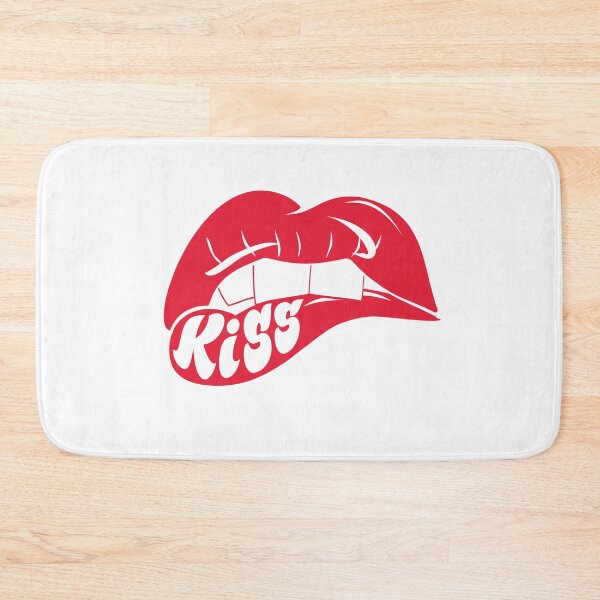 Item preview, Kiss Lips Bandage Graphic Design designed and sold by The secret storage room.