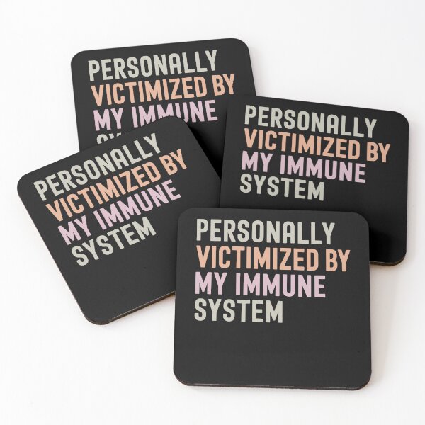 Item preview, Personally Victimized By My Immune System Humor designed and sold by margamPagenberg.