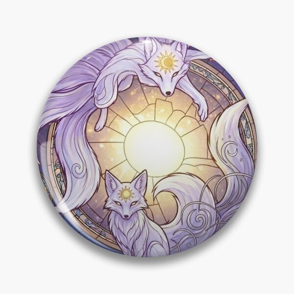 Item preview, Double Yin Fox Sun Head designed and sold by emmawashington.