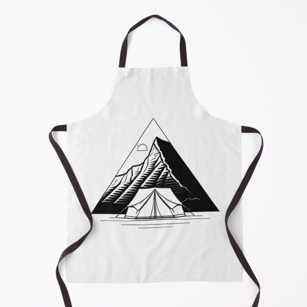 Item preview, Art - Stylized Mountain Illustration, 1960s Aesthetic designed and sold by Reverso-Design.