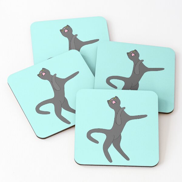 Item preview, Grey Cat Singing Opera designed and sold by JoyousArt4u.