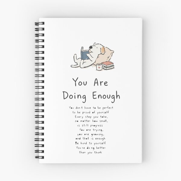 Item preview, You Are Doing Enough | Minimal Inspirational Wall Art designed and sold by zenarty design.