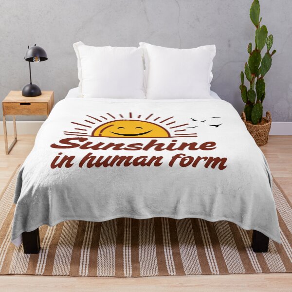 Item preview, Sunshine in Human Form Positive Quote designed and sold by Rehnair.