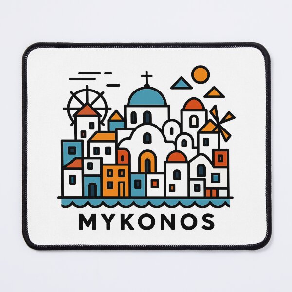 Item preview, Mykonos Greece designed and sold by OzzFrequency.
