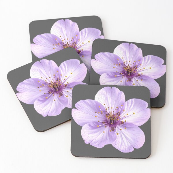 Item preview, Purple Cherry Blossom Floral with Self-Love Quote Pattern designed and sold by Jyoti-Quotes.