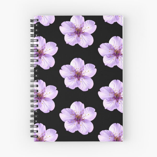 Item preview, Purple Cherry Blossom Floral with Self-Love Quote Pattern designed and sold by Jyoti-Quotes.