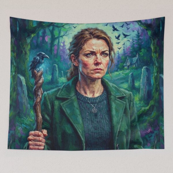 Item preview, Sanctuary A Witch's Tale Fine Art Tribute designed and sold by Art's Diner.