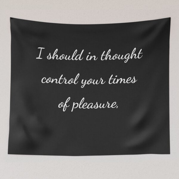 Item preview, “I should in thought control your times of pleasure,” - handwriting white designed and sold by ariksworld.