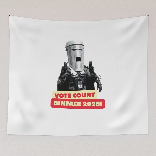 Item preview, Vote Count Binface 2026! Funny Satirical Election Campaign Design designed and sold by Palette & Hue.