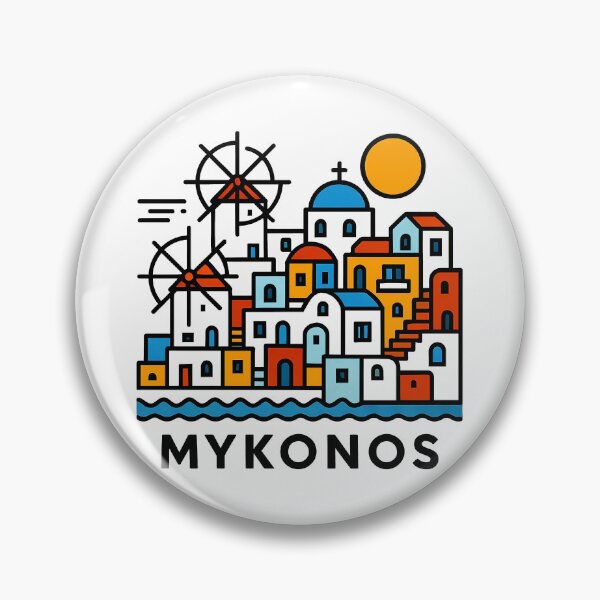 Item preview, Mykonos Greece designed and sold by OzzFrequency.