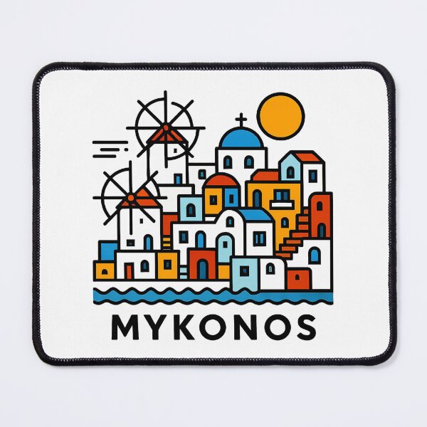 Item preview, Mykonos Greece designed and sold by OzzFrequency.
