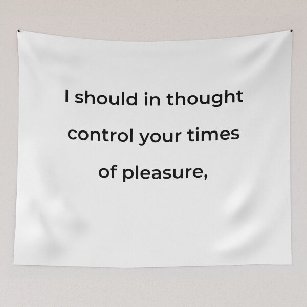 Item preview, “I should in thought control your times of pleasure,” - print black designed and sold by ariksworld.