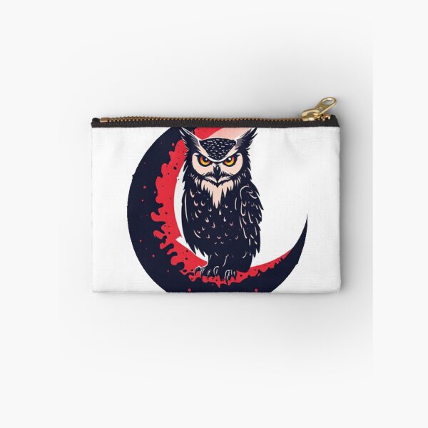 Item preview, Midnight Owl of the Blood Moon designed and sold by halibutgoatramb.