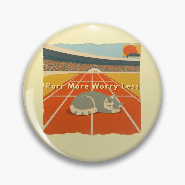 Item preview, Purr More, Worry Less designed and sold by TeeHee Puns.