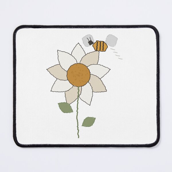 Item preview, Sunflower And Bee Botanical Art Print designed and sold by QuirkyCartel.