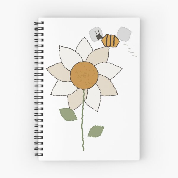 Item preview, Sunflower And Bee Botanical Art Print designed and sold by QuirkyCartel.