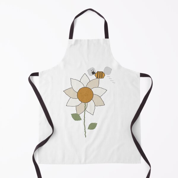Item preview, Sunflower And Bee Botanical Art Print designed and sold by QuirkyCartel.