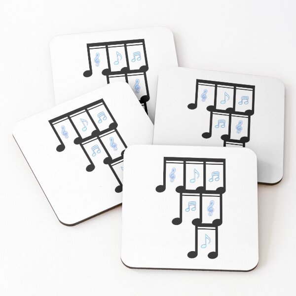 Item preview, Abstract Music Note Composition Minimalist Graphic design designed and sold by Rehnair.