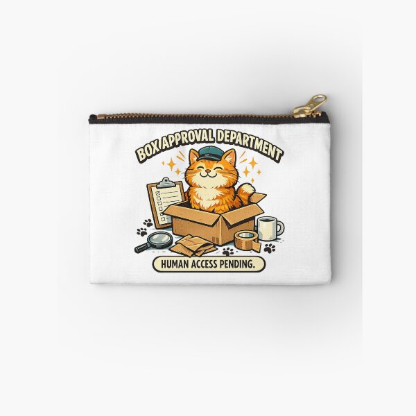 Item preview, Box Approval Department Cat designed and sold by Concrete Coffee Studio.