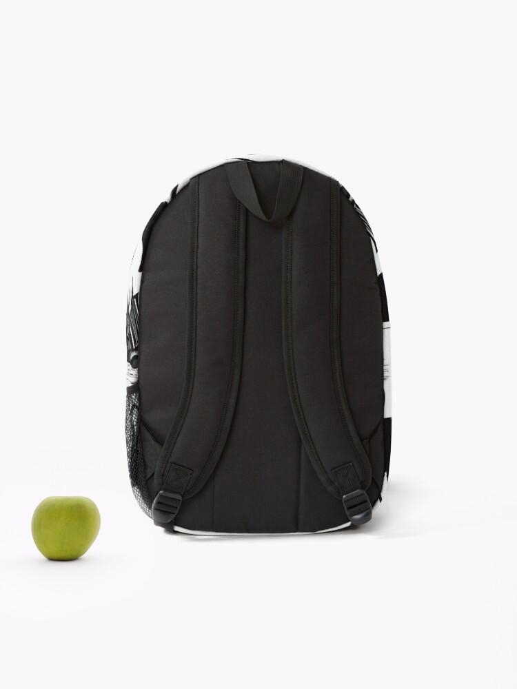 Imagen 2 de 3, Mochila con la obra Art - Stylized Mountain Landscape, Scouts and Nature Ambiance, diseñada y vendida por Reverso-Design.