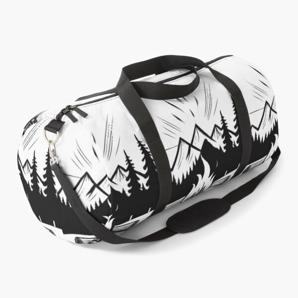 Item preview, Art - Stylized Mountain Landscape, Scouts and Nature Ambiance designed and sold by Reverso-Design.