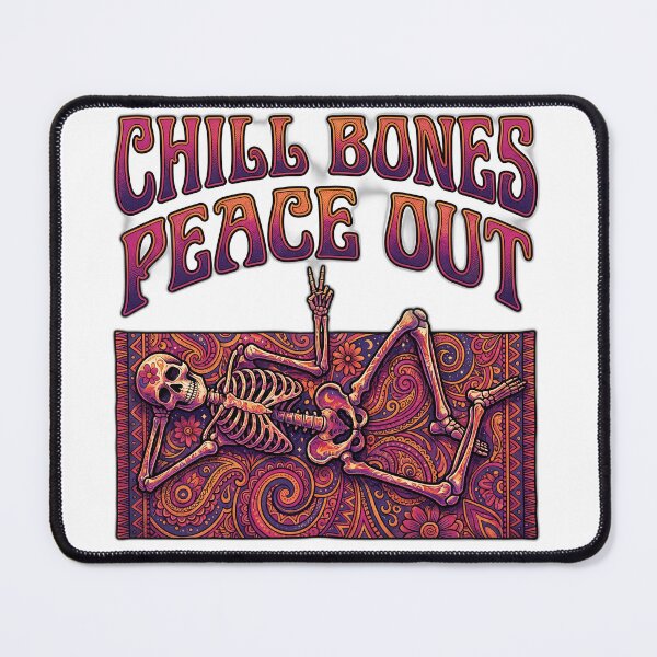Item preview, Yoga Just Savasana Psychedelic Skeleton designed and sold by ryanguas.