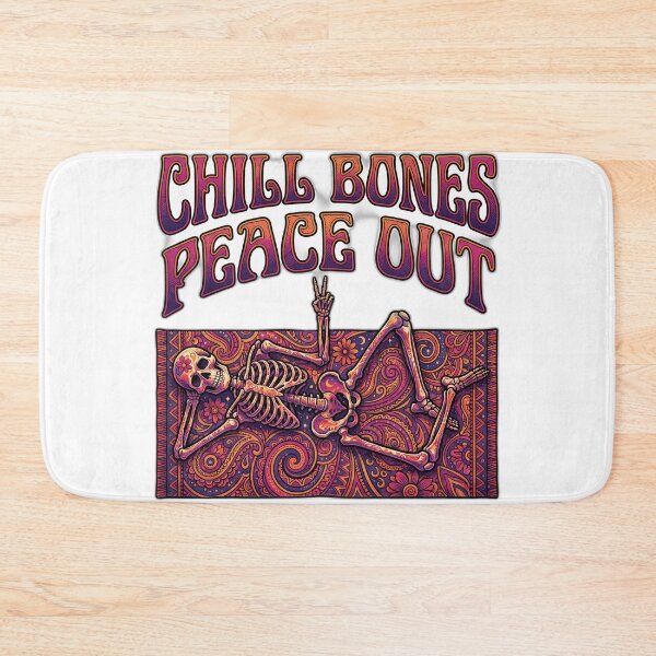 Item preview, Yoga Just Savasana Psychedelic Skeleton designed and sold by ryanguas.