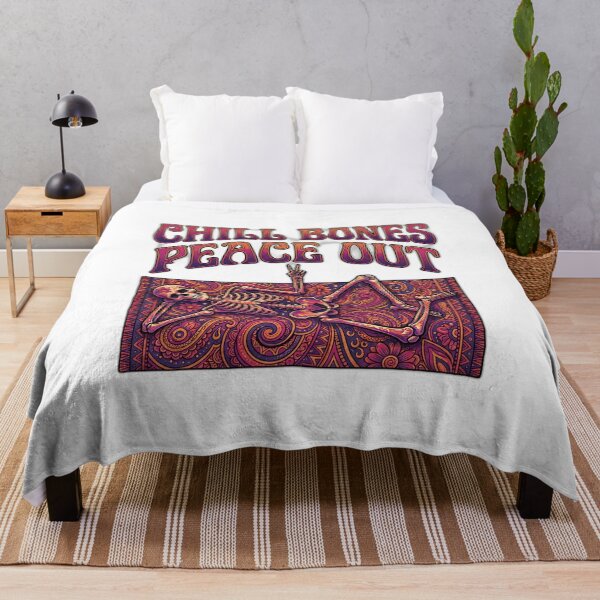 Item preview, Yoga Just Savasana Psychedelic Skeleton designed and sold by ryanguas.