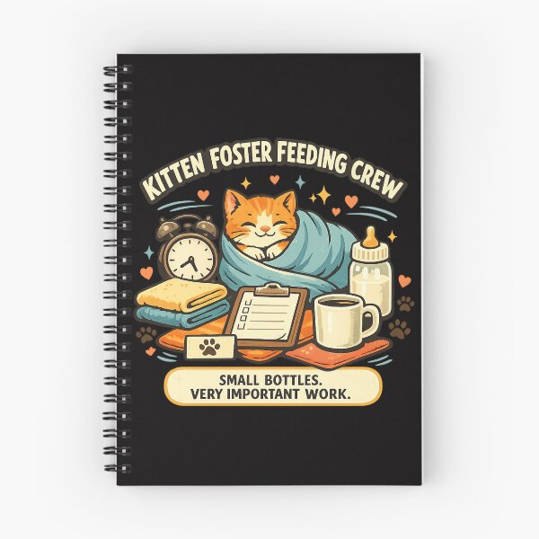 Item preview, Kitten Foster Feeding Crew – Small Bottles Very Important Work designed and sold by Concrete Coffee Studio.