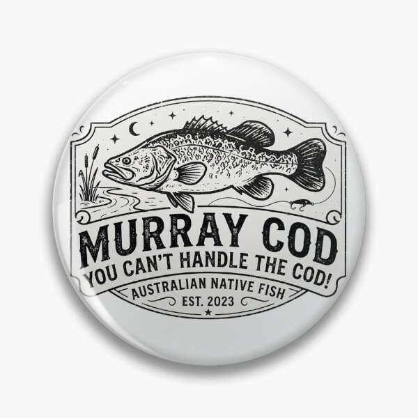 Item preview, Murray Cod You Can't Handle The Cod Fishing Crew Pun designed and sold by Yellowriversss.