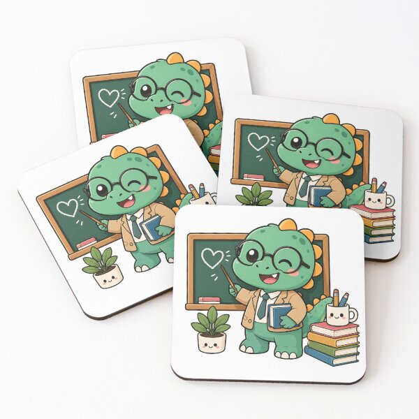 Item preview, Cute Kawaii Dinosaur Teacher | Funny Classroom Dino | Back to School Teacher Gift  designed and sold by Pixanova.