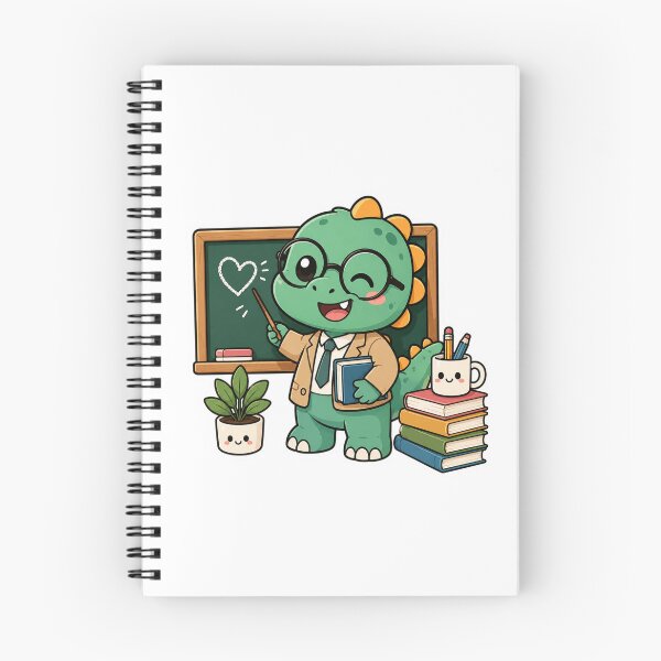 Item preview, Cute Kawaii Dinosaur Teacher | Funny Classroom Dino | Back to School Teacher Gift  designed and sold by Pixanova.