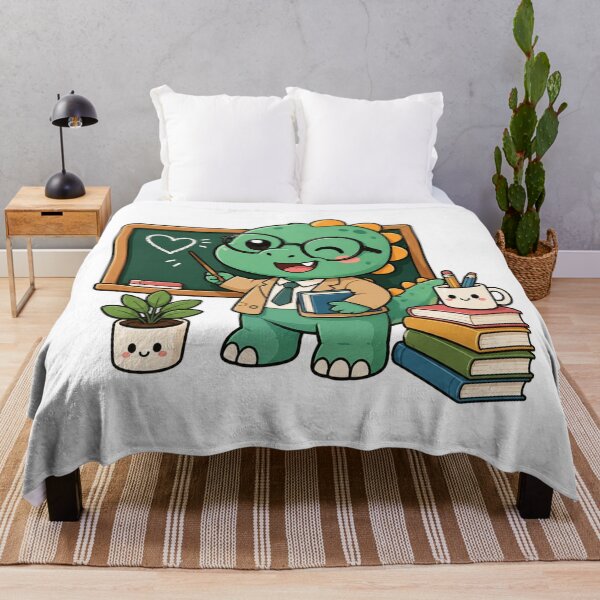 Item preview, Cute Kawaii Dinosaur Teacher | Funny Classroom Dino | Back to School Teacher Gift designed and sold by Pixanova.