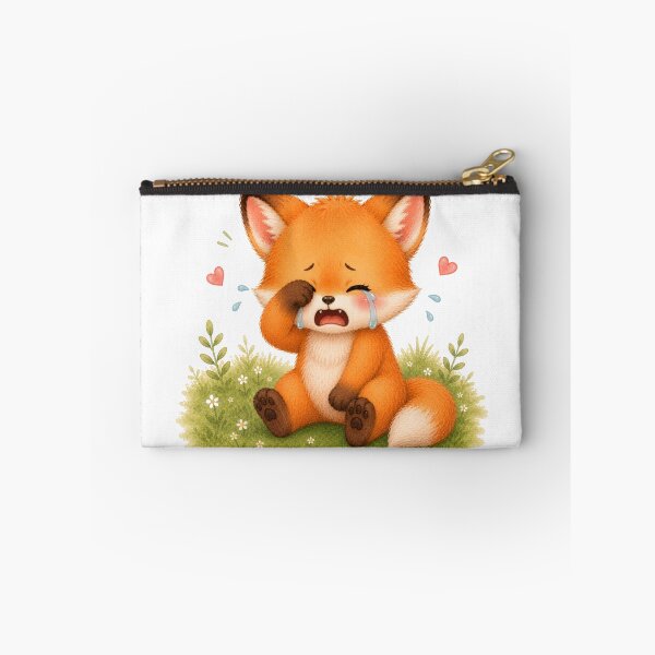 Item preview, Cute Crying Fox Sticker designed and sold by Snikdha.