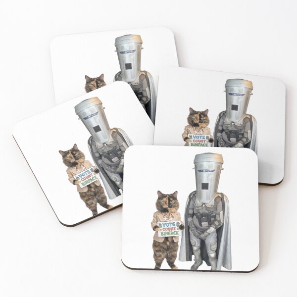 Item preview, Vote Count Binface with Campaign Cat – Funny Political Satire Design designed and sold by Palette & Hue.