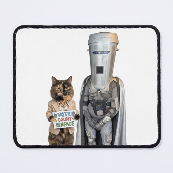 Item preview, Vote Count Binface with Campaign Cat – Funny Political Satire Design designed and sold by Palette & Hue.