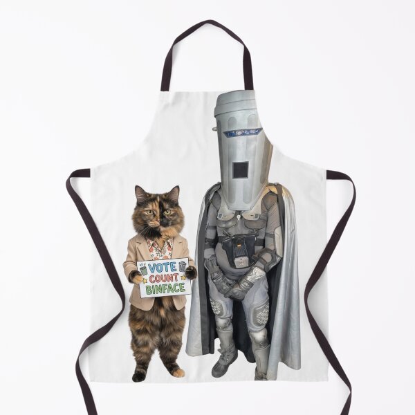 Item preview, Vote Count Binface with Campaign Cat – Funny Political Satire Design designed and sold by Palette & Hue.