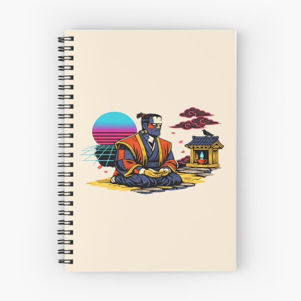 Item preview, Neon Ukiyo‑E Zen Samurai Frankenstein designed and sold by KungPowUnicorn.