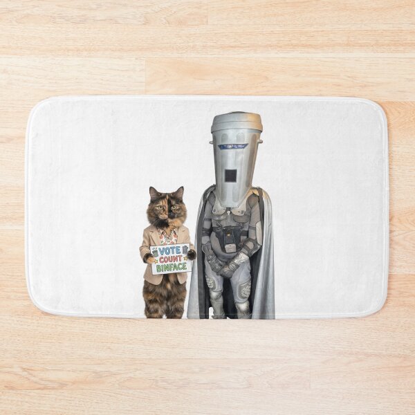 Item preview, Vote Count Binface with Campaign Cat – Funny Political Satire Design designed and sold by Palette & Hue.