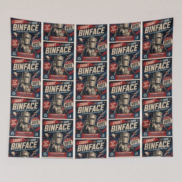 Item preview, Count Binface designed and sold by avaletgozzo.