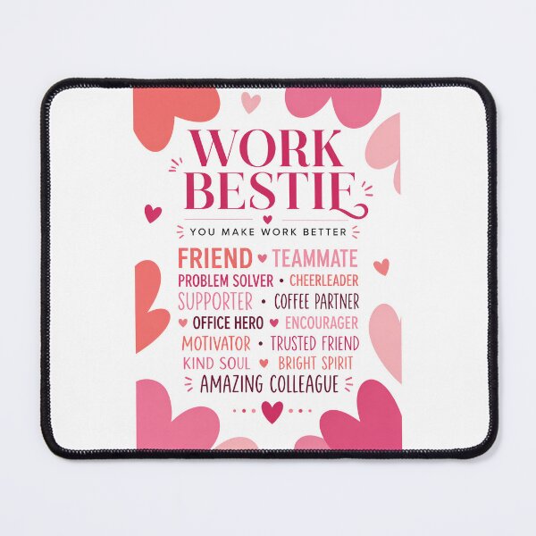 Item preview, Work Bestie Appreciation Card | Birthday Card for Coworker | Thank You Colleague Card designed and sold by Aesthetic-Avenue.
